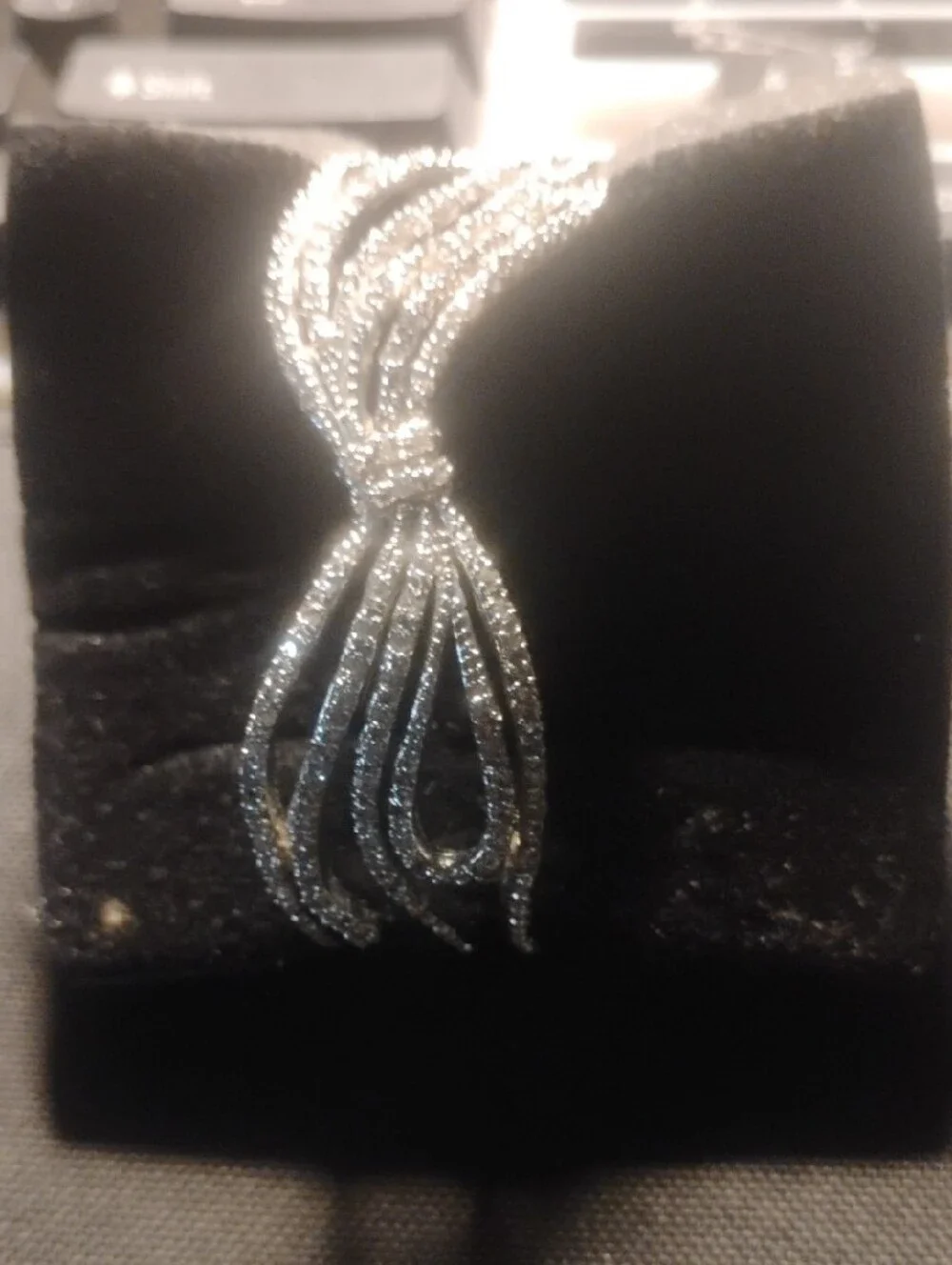 Elegant Silver Bow Cuff Bracelet